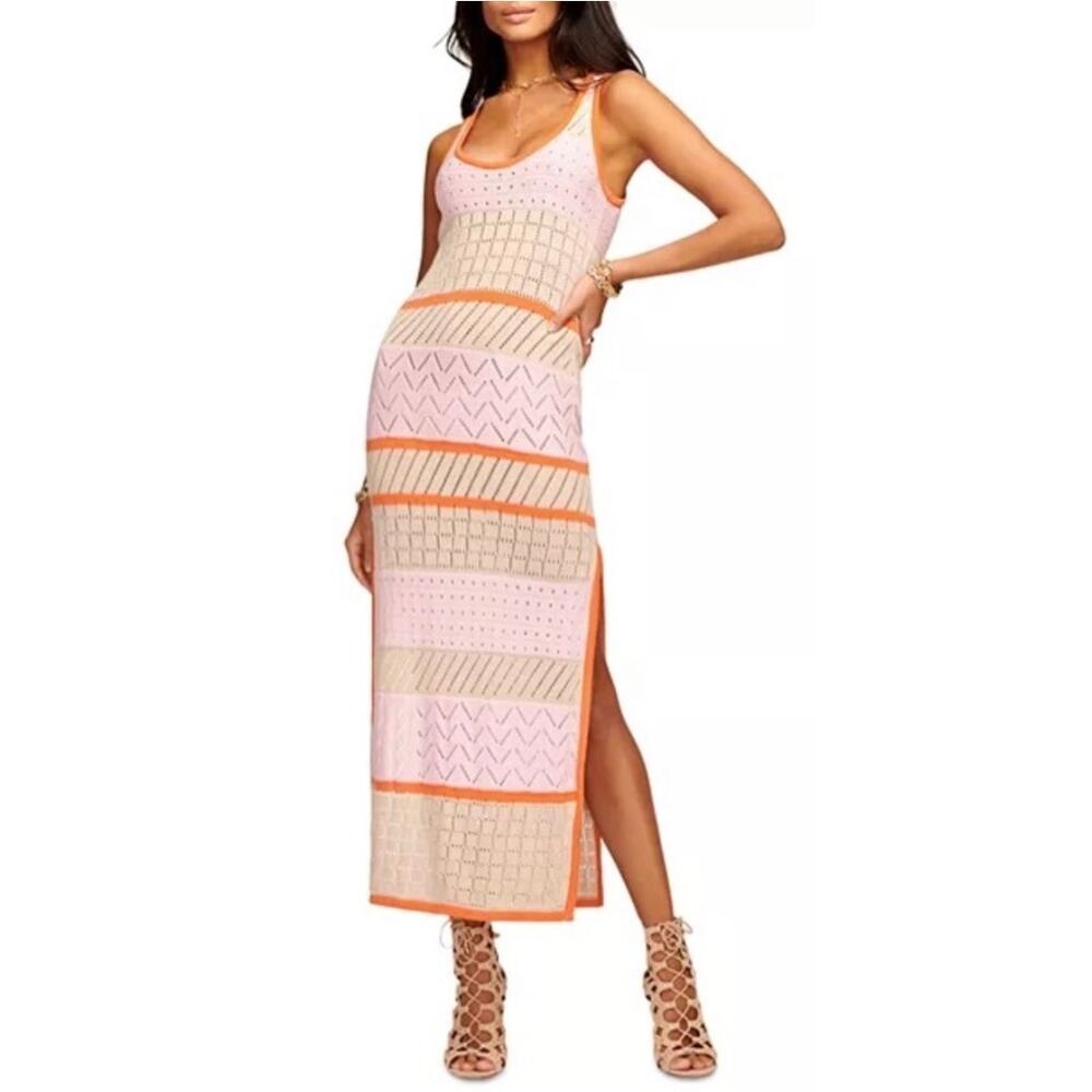 Ramy Brook Rachi Open Knit Maxi Dress Sz. S